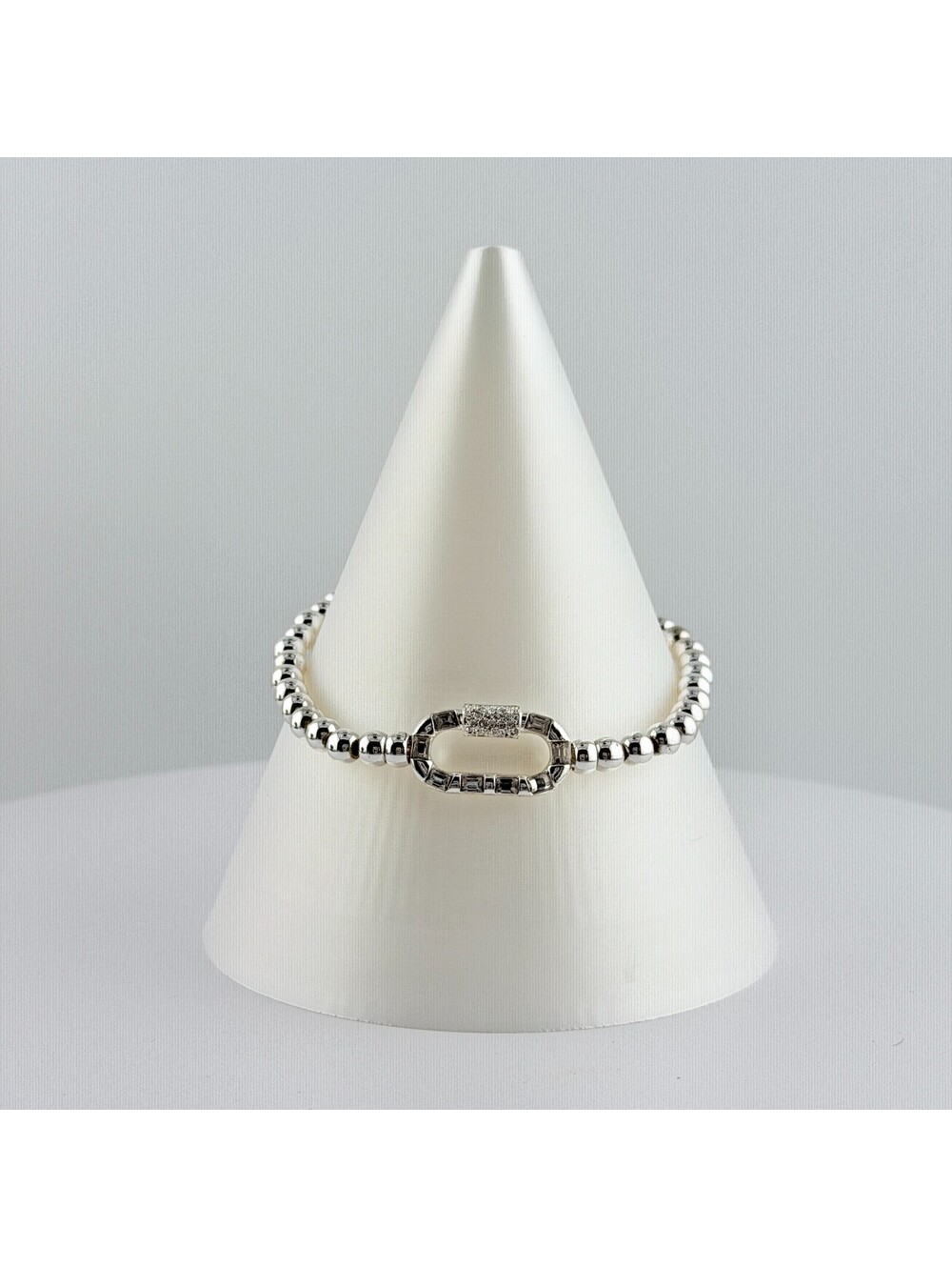 Bomb Party Single Stack Bracelet - on Silver Plating #101